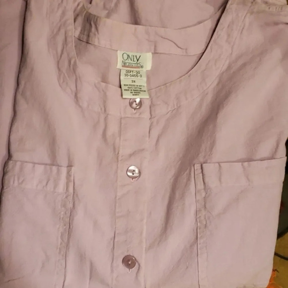 Only Neccessities sz 3X Pretty Purple  top!! - Picture 1 of 2
